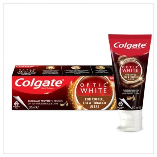 Colgate Optik Beyaz  Kahve Çay Ve Tütün 50 Ml