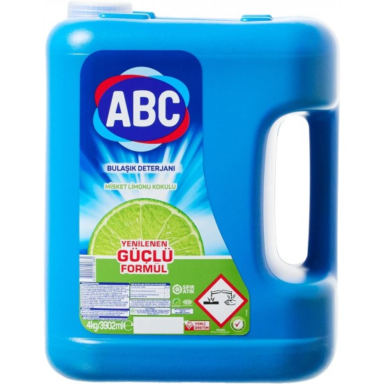 Abc Bulaşık Deterjanı Misket Limonu 4 Lt