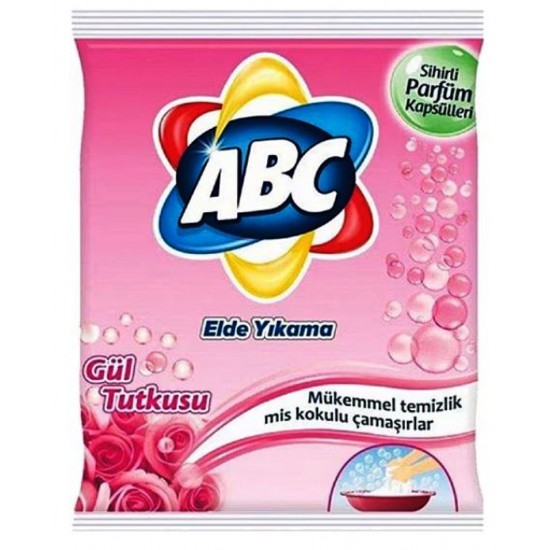 Abc Elde Yıkama Toz Çamaşır Deterjanı Gül Tutkusu 600 Gr
