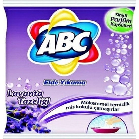 Abc Elde Yıkama Toz Çamaşır Deterjanı Lavanta Tazeligi 600 Gr
