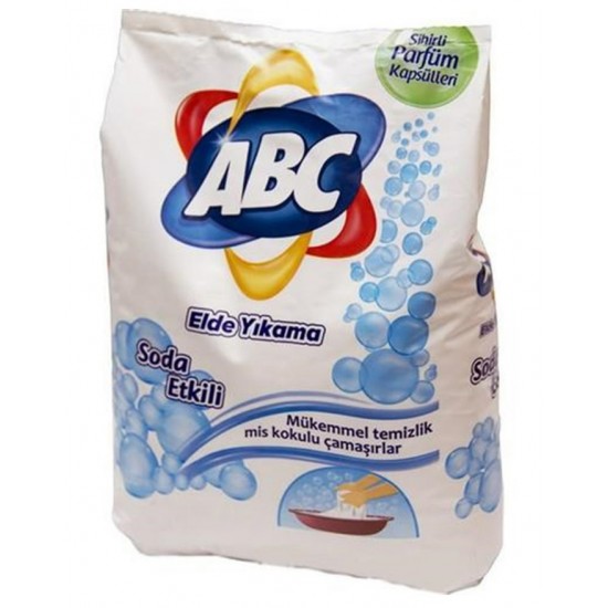 Abc Elde Yıkama Toz Çamaşır Deterjanı Soda Etkili 1800 Gr