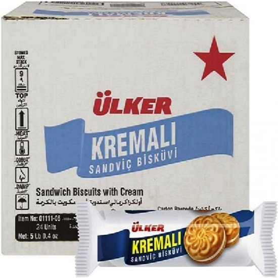 Ülker Kremalı Büsküvi  61 Gr  24 Adet