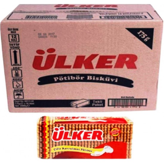 Ülker Pötibör Bisküvi 175 Gr 16 Adet Ülker Pötibör Bisküvi 175 Gr 16 Adet