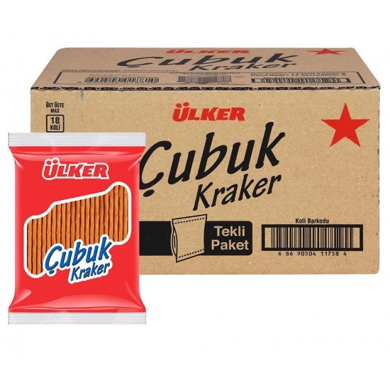 Ülker Çubuk Kraker 80 gr 20 Adet Ülker Çubuk Kraker 80 gr 20 Adet