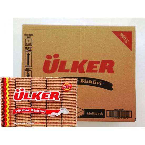 Ülker Pötibör Bisküvi 800 Gr 6 Adet Ülker Pötibör Bisküvi 800 Gr 6 Adet