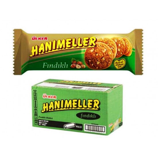 Ülker Hanımeller Fındıklı 82 Gr 18 Adet Ülker Hanımeller Fındıklı 82 Gr 18 Adet