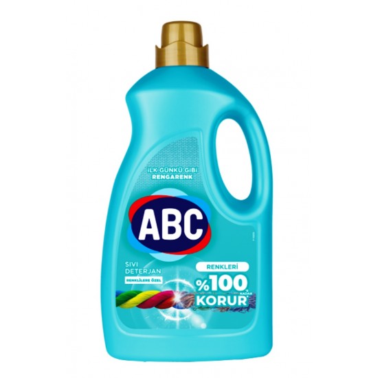 Abc Sıvı Çamaşır Deterjanı Renkliler 3000 Ml
