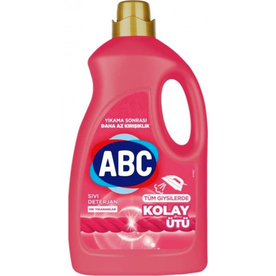 Abc Sıvı Çamaşır Deterjanı Tüm Giysiler 3000 Ml Abc Sıvı Çamaşır Deterjanı Tüm Giysiler 3000 Ml