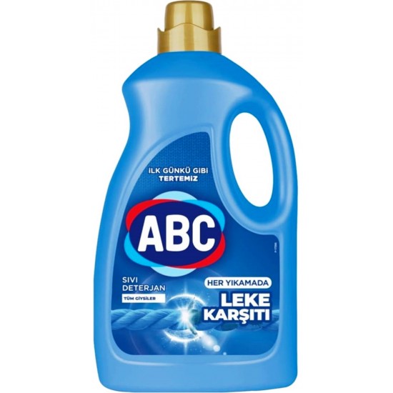 Abc Sıvı Çamaşır Deterjanı Kolay Ütü 3000 Ml