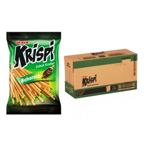 Ülker Krispi Baharatlı Çubuk Kraker 43 Gr 15 Adet Ülker Krispi Baharatlı Çubuk Kraker 43 Gr 15 Adet