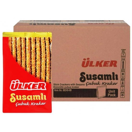 Ülker Susamlı Çubuk Kraker 45 gr 22 Adet Ülker Susamlı Çubuk Kraker 45 gr 22 Adet