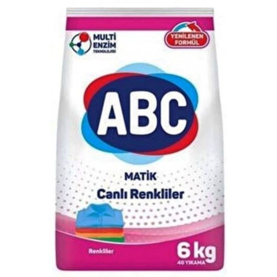 Abc Matik Canlı Renkler 6 Kg