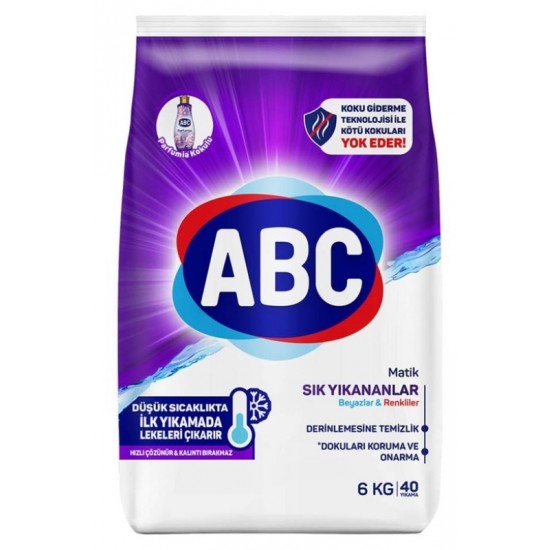 Abc Matik Sık Yıkananlar 6 Kg