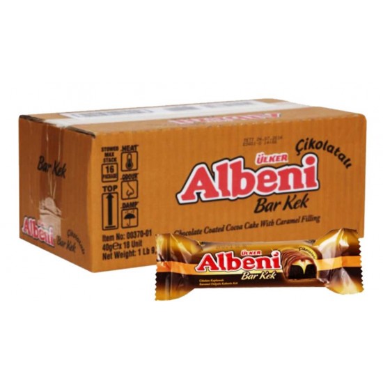 Ülker Albeni Çikolata Kaplamali Kek 43 Gr 18 Adet Ülker Albeni Çikolata Kaplamali Kek 43 Gr 18 Adet