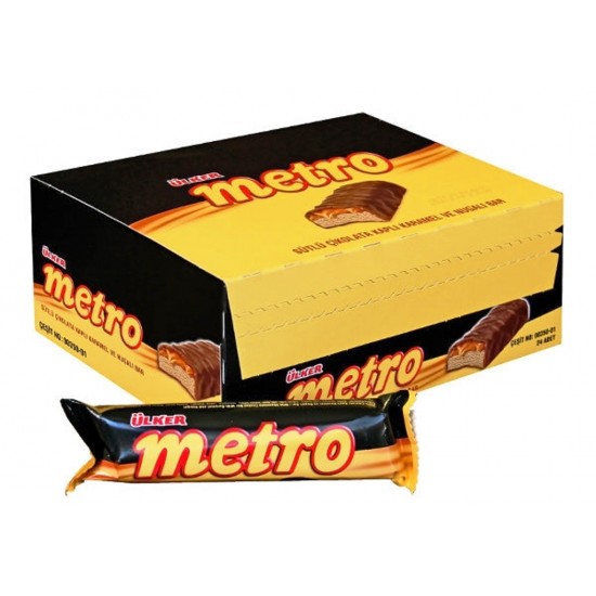 Ülker Metro Çikolata 36 gr x 24 Adet Ülker Metro Çikolata 36 gr x 24 Adet