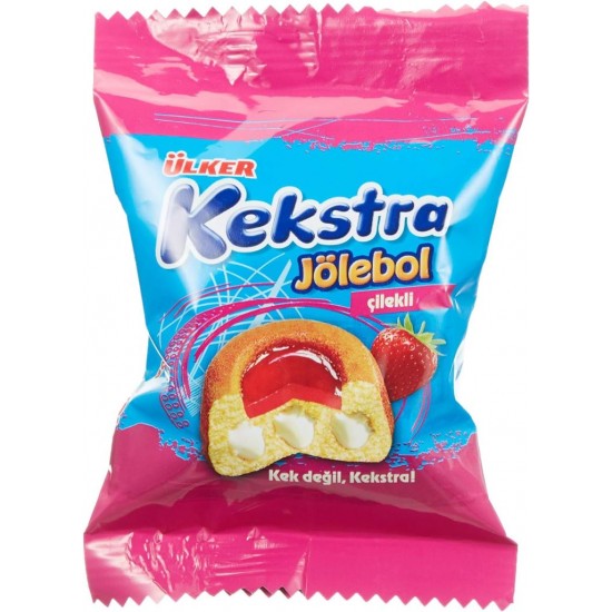 Ülker Kekstra Jölebol Çilek 40 gr 24 Adet Ülker Kekstra Jölebol Çilek 40 gr 24 Adet