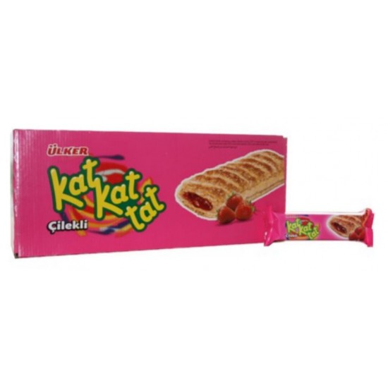 Ülker Kat Kat Tat Çilekli 25 gr 24 Adet Ülker Kat Kat Tat Çilekli 25 gr 24 Adet