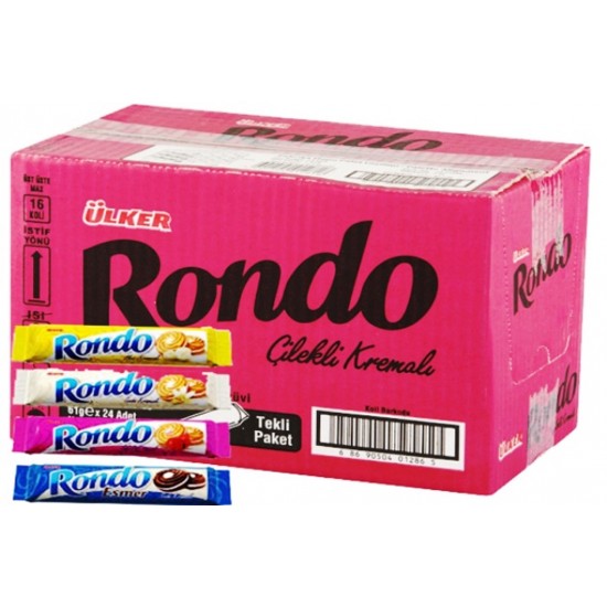 Ülker Rondo 61 Gr 24 Adet Ülker Rondo 61 Gr 24 Adet