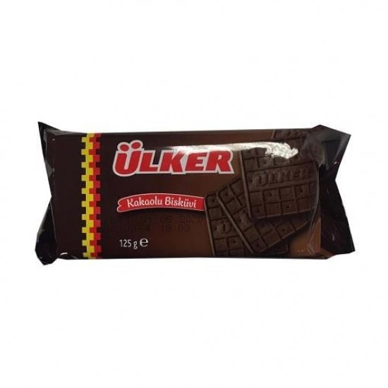 Ülker Kakaolu Bisküvi 125 gr 12 Adet Ülker Kakaolu Bisküvi 125 gr 12 Adet