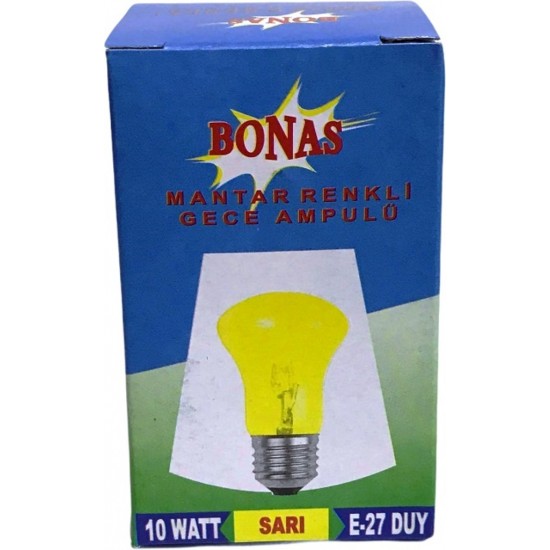 Bonas 10w E27 Yuvarlak Gece Ampulü Bonas 10w E27 Yuvarlak Gece Ampulü