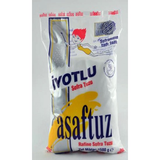 Asaf İyotlu Tuz 2250 Gr Asaf İyotlu Tuz 2250 Gr