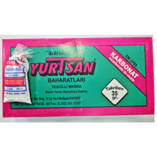 Yurtsan Karbonat 35 Gr 30 lu