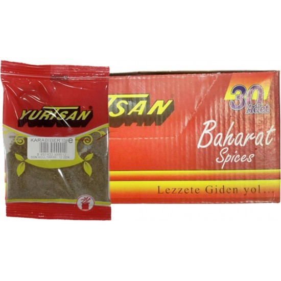 Yurtsan Karabiber 10 GR  30 Adet