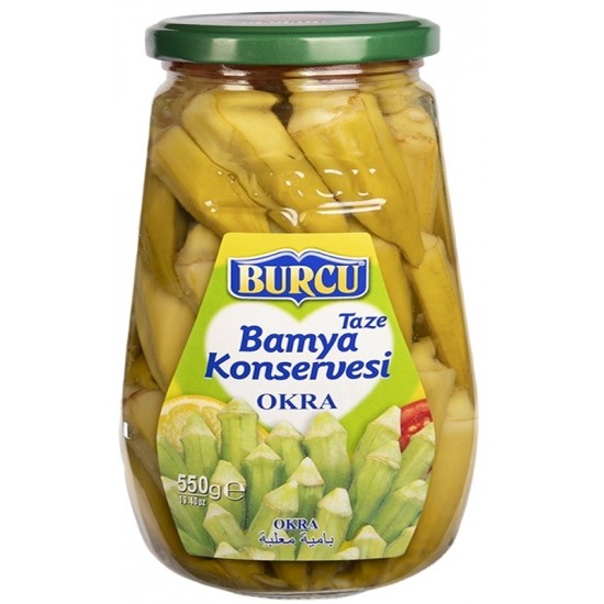Burcu Bamya Konservesi 550 Gr Burcu Bamya Konservesi 550 Gr