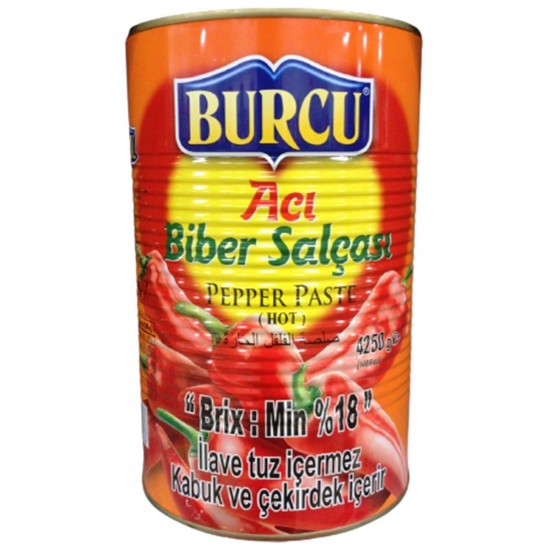 Burcu Ev Tipi Acı Biber Salçası 4250 Gr