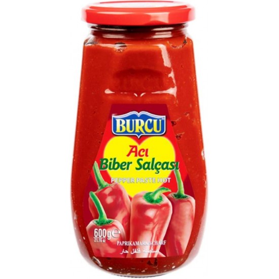 Burcu Ev Tipi Acı Biber Salçası 600 Gr