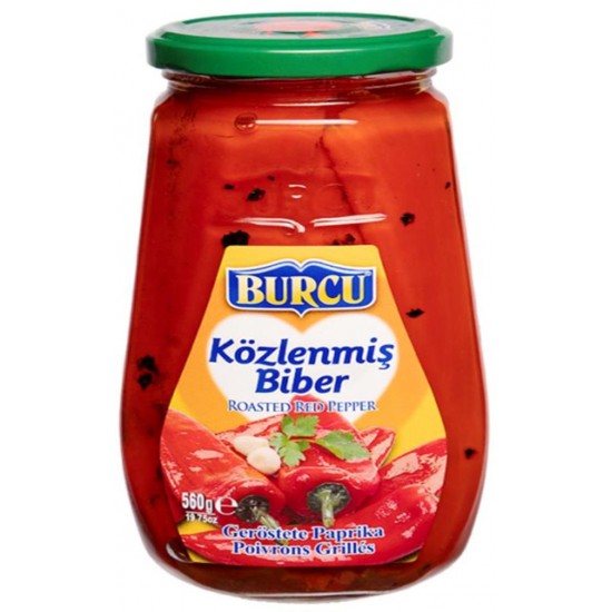 Burcu Közlenmiş Biber 560 gr Burcu Közlenmiş Biber 560 gr