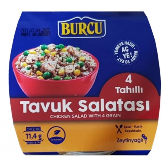 Burcu Tahıllı Tavuk Salatası 150 Gr