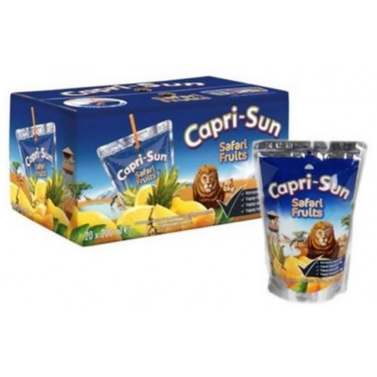 Capri-Sun Safari Meyve Suyu 200 ml 20li