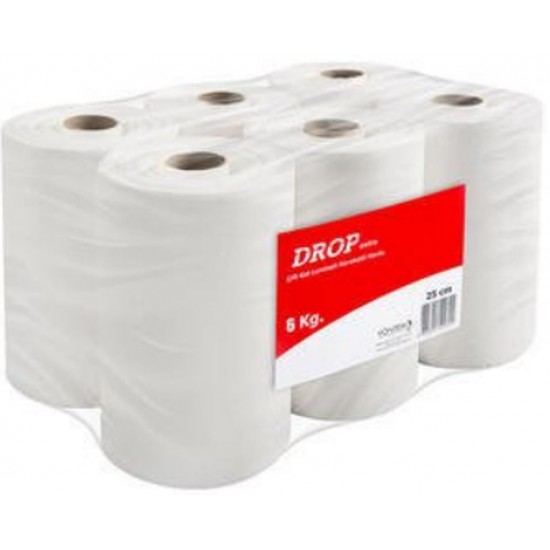Drop Small Hareketli Havlu 6'lı / 20.5 cm / 100 Metre / 6 kg 