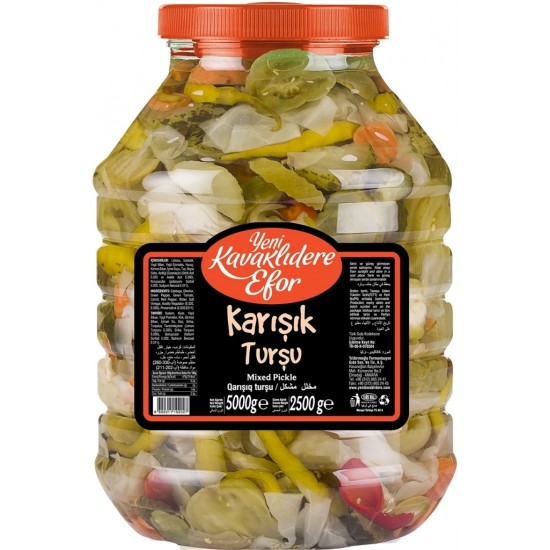 Efor Karışık Türlü Turşu 5000 Gr