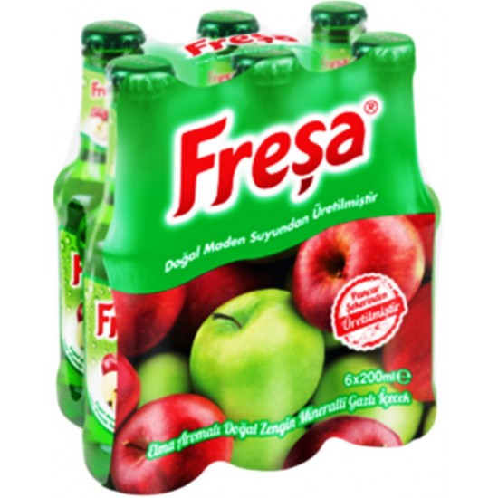 Freşa Elma Aromalı Maden Suyu 200 Ml  24 Adet
