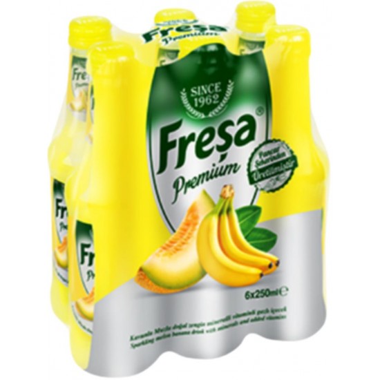 Freşa Premium Limonlu Vitaminli Doğal Zengin Mineralli Maden Suyu 250ml * 24 Adet