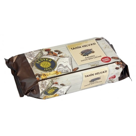 Şanver Kakaolu Helva 500 gr Şanver Kakaolu Helva 500 gr