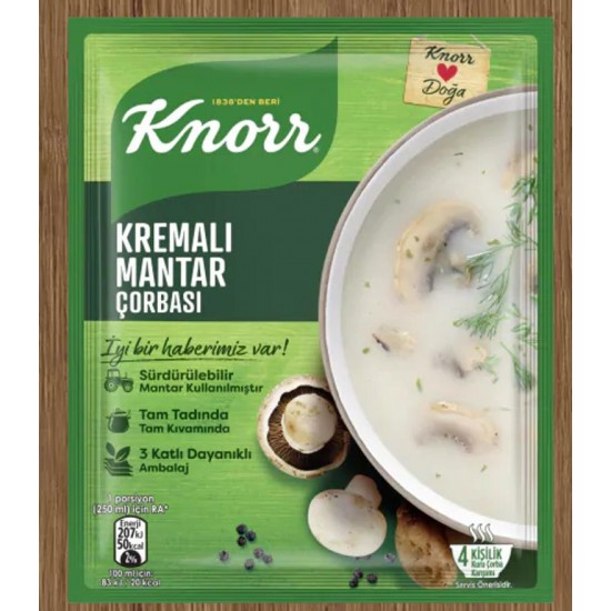 Knorr Çorba Kremalı Mantar 12 Adet
