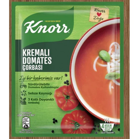 Knorr Kremalı Domates Çorbası 12 Adet