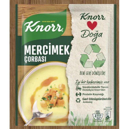 Knorr Çorba Mercimek 12 Adet Knorr Çorba Mercimek 12 Adet
