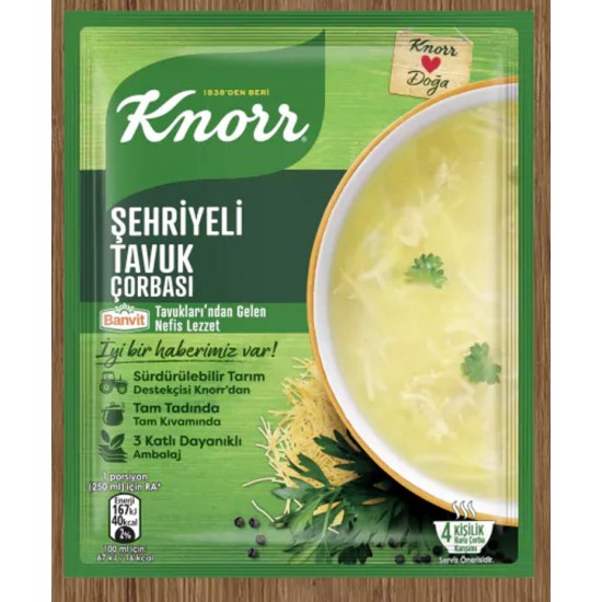 Knorr Şehriyeli Tavuk Çorbası 12 Adet