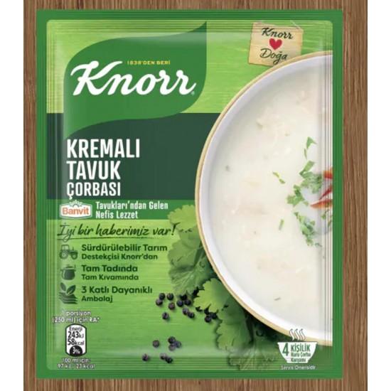 Knorr Kremalı Tavuk Çorbası 12 Adet