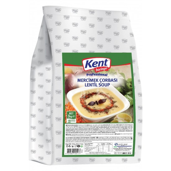 Kent Boringer Mercimek Çorbası 3 kg Kent Boringer Mercimek Çorbası 3 kg