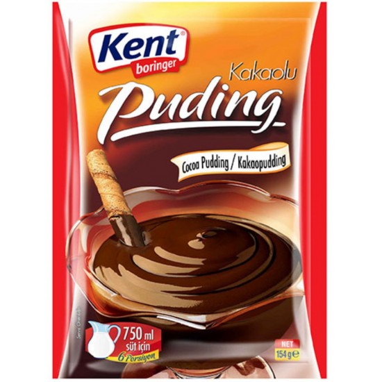 Kent Boringer Kakaolu Puding 104 gr 12 Adet