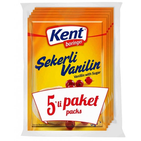 Kent Boringer 5g*10 adet Şekerli Vanilin