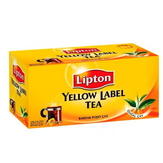 Lipton Bardak Poşet Çay Yellow Label 25li 50 g Lipton Bardak Poşet Çay Yellow Label 25li 50 g