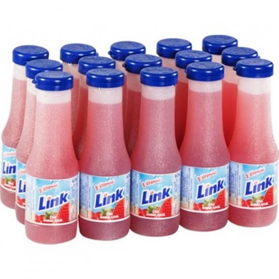Link Çilek Aromalı İçecek 200 Ml x15 Adet Link Çilek Aromalı İçecek 200 Ml x15 Adet