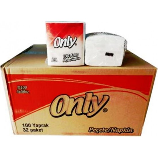 Only Servis Peçete 100 lü Only Servis Peçete 100 lü