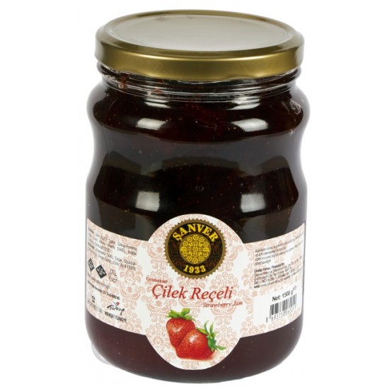 Şanver Reçel 1500 Gr Çilek Şanver Reçel 1500 Gr Çilek